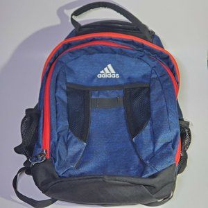 Adidas Atkins Backpack Blue With Red Accents